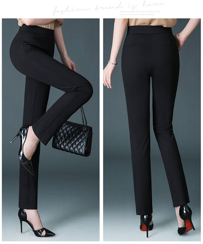 Pantalones Rectos Talle Alto Reductores Plus Size - Image 10