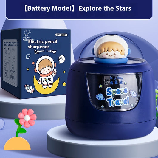 Sacapuntas Eléctrico Automático Infantil con Diseño Cartoon - Image 3