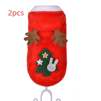Disfraz de Papá Noel para Perros Pequeños - Ropa Navideña - Image 12