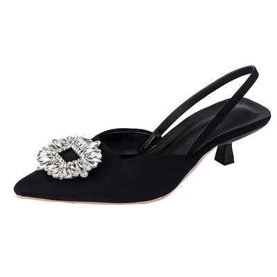 Sandalias Stiletto Puntiagudas con Talón Abierto - Image 3