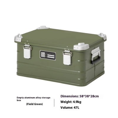 Caja de Almacenamiento Portátil de Aluminio para Camping y Vehículos - Image 5