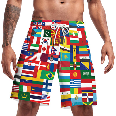 Shorts de Playa Casual Five-Point para Hombre - Perfecto para Verano