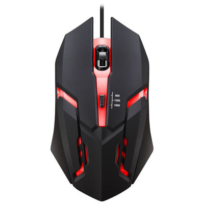 Ratón Gaming USB con Luz LED Respirable Multicolor para E-sports - Image 6