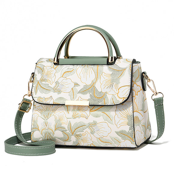 Bolso Bandolera Mujer Estilo Chino con Estampado Trendy