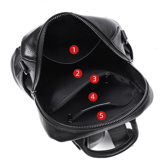 Mochila de Cuero para Mujer - Piel Vacuno Premium