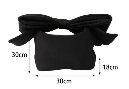 Bolsa de Algodón con Diseño de Moño y Forma Cóncava - Image 7