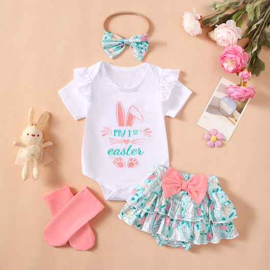 Conjunto de Verano para Niñas con Bordados - 4 Piezas - Image 20