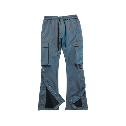 Pantalones Micro Flare con Degradado y Botones - Image 9