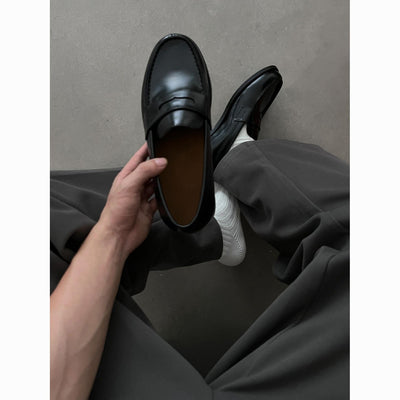 Zapatos de Cuero Ejecutivos Estilo Británico para Hombre - Image 12