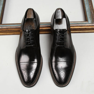 Zapatos de Novio Elegantes con Detalles Tallados en Cuero - Image 11