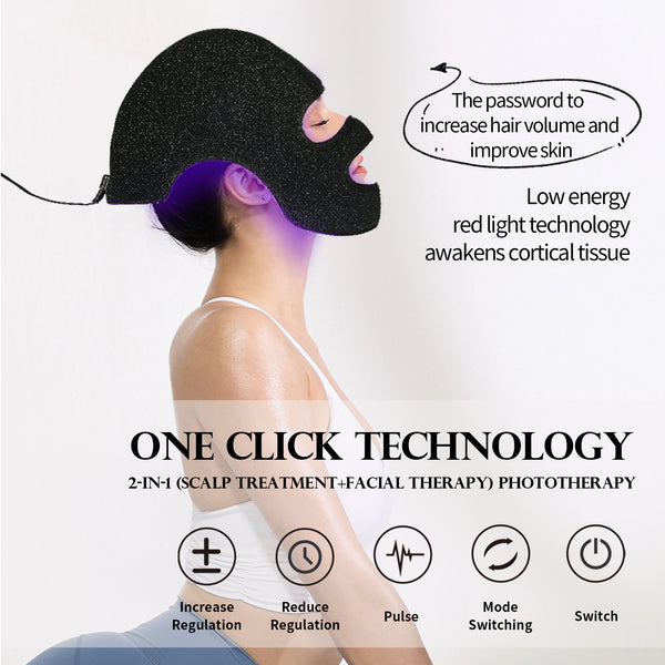 Dispositivo de Fototerapia LED para Rejuvenecimiento Facial y Tratamiento del Acné