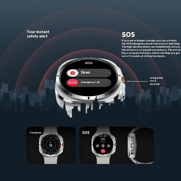 Reloj Inteligente Deportivo con Personalidad para Hombre