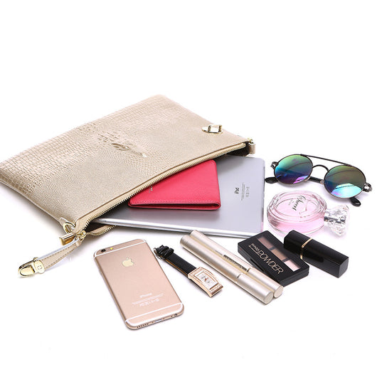 Bolso de Cuero Genuino Asimétrico de Gran Capacidad - Image 11