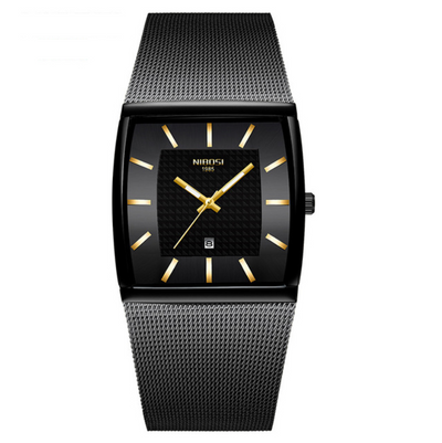 Reloj de Pulsera Cuadrado Personalidad con Malla Casual - Image 5