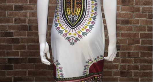 Vestido Étnico Estampado de Poliéster para Mujer - Image 9