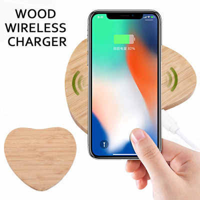 Cargador Inalámbrico 10W Bambú Natural con Diseño Moderno - Image 7