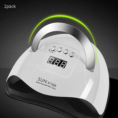 Lámpara UV LED profesional Sun X7Max 180W - Secador de uñas de doble luz - Image 6