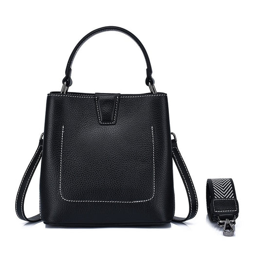 Bolso Bucket Crossbody de Moda para Mujer con Correa Ancha - Image 6
