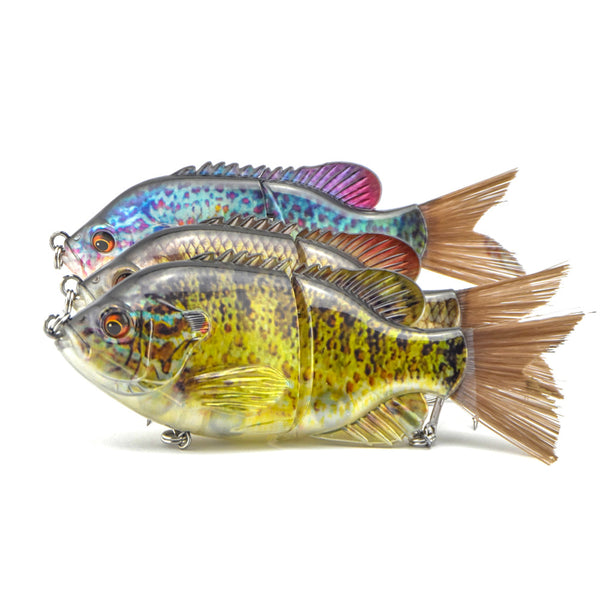 Cebo Artificial Transparente Luya Sunfish - Simulación Realista para Pesca