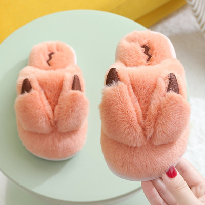 Pantuflas Infantiles Cálidas con Diseño Cartoon - Suela Antideslizante para Casa - Image 8
