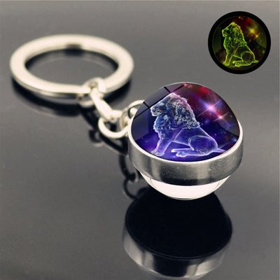 Llavero Luminoso de Cristal Doble Cara - Colgante Brillante - Image 28