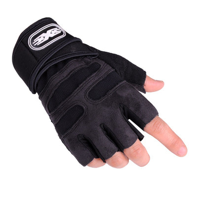 Guantes de Ciclismo Fitness Medio Dedo para Hombres y Mujeres