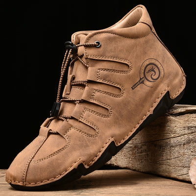 Botas de Cuero para Hombre Talla Grande - Cálidas y Cómodas para Exterior - Image 12