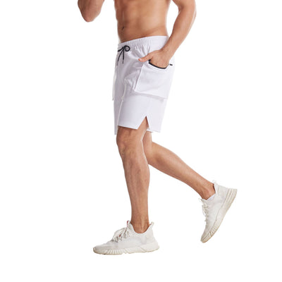Pantalones de Entrenamiento Transpirables Cinco Cuartos para Hombre - Comodidad Fresca de Verano - Image 9