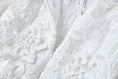 Vestido Hueco Bordado Cintura Esbelta para Mujer - Image 11