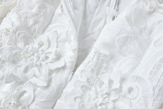 Vestido Hueco Bordado Cintura Esbelta para Mujer - Image 11