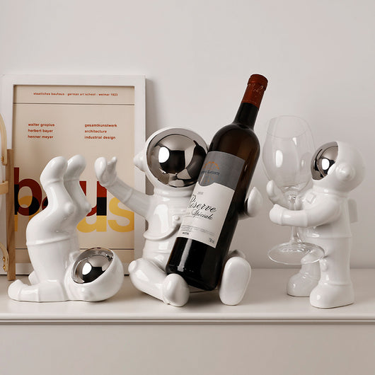 Mueble Astronauta para Vinos - Gabinete TV Decorativo Multifuncional