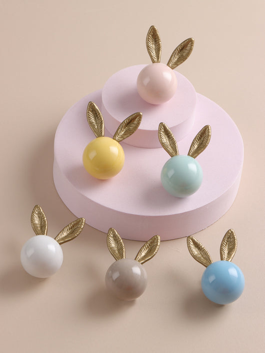 Tirador de Cerámica Conejo para Puertas y Cajones Infantiles - Diseño Minimalista Moderno - Image 11