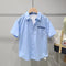 Camisa Casual para Hombre con Estampado de Letras y Bolsillos