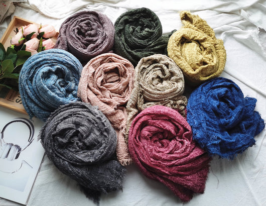 Pañuelo de Algodón Puro Zen para Mujer - Otoño e Invierno - Image 23