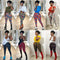 Leggings Deportivos de Seda de Leche con Estampado para Mujer