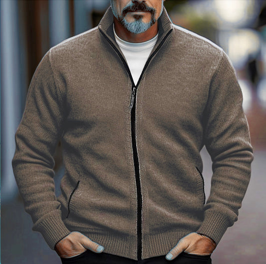 Suéter Grueso Forrado en Polar para Hombre - Diseño Moderno y Cálido