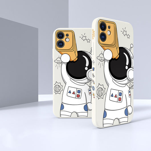 Funda para Celular Patrón Astronautas, Diseño Lateral Suave - Image 10