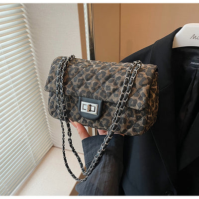 Bolso Bandolera Cuadrado Estampado Leopardo - Image 15