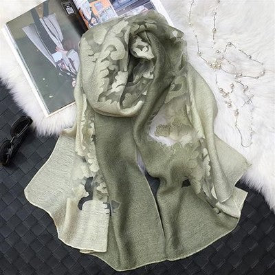Pañuelo de Encaje Organza con Degradado de Color - Image 18