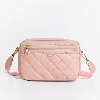 Bolso Bandolera Cuadrado Pequeño con Bordado y Tirador Lateral para Mujer - Image 7