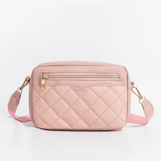 Bolso Bandolera Cuadrado Pequeño con Bordado y Tirador Lateral para Mujer - Image 7