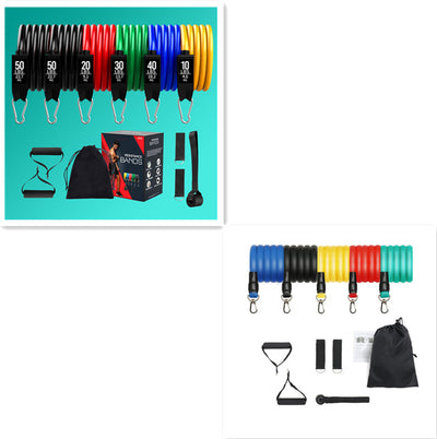 Set de 11 Piezas de Bandas Elásticas de Látex TPE para Fitness en Casa - Image 10