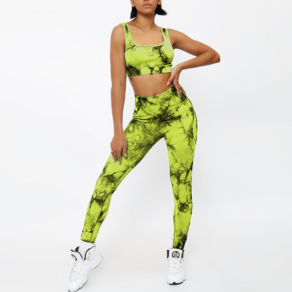 Conjunto Deportivo Mujer con Cuello y Botones Frontales - Image 3