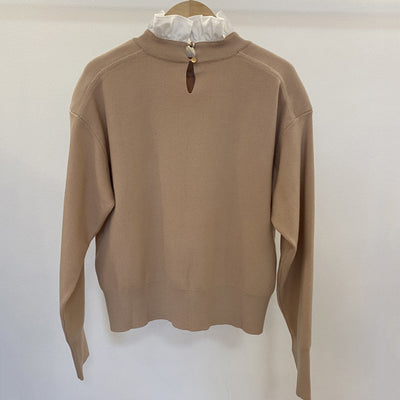 Blusa de punto con bordado de letras - Image 3