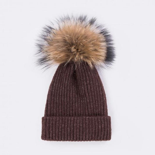 Gorro de Pompom Cálido y Versátil - Image 2