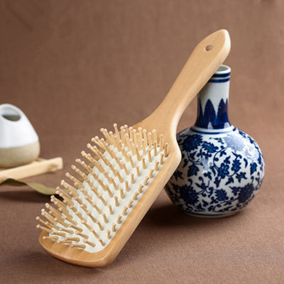 Cepillo Masajeador de Madera con Cojín - Prevención de Caída Capilar - Image 2