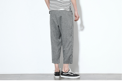Pantalones Harem de Lino para Hombre - Image 3