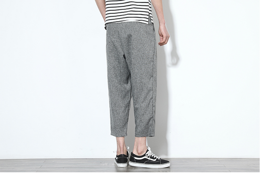 Pantalones Harem de Lino para Hombre - Image 3