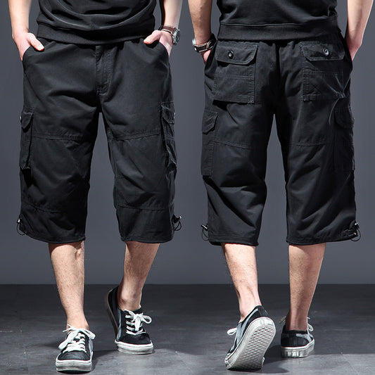 Pantalones Cortos Deportivos Holgados Tipo Overol para Hombre - Image 2
