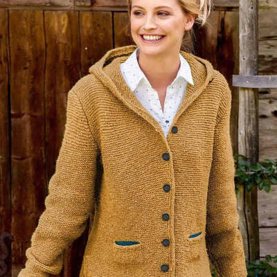 Cardigan Tejido con Capucha - Image 6